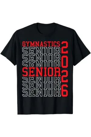 Class of 2026 Graduation Shirts Gymnastique Senior Nuit Gymnastique Senior 2026 Graduation 12 T-Shirt