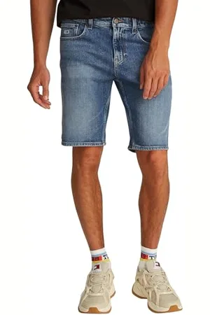 Tommy Hilfiger Short en Denim Homme Scanton Slim Fit, Bleu (Denim Medium), 29W