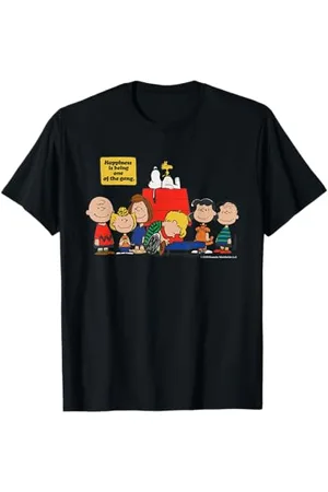 Peanuts Snoopy Woodstock Happy Gang Friends Friendship BFF Vintage T-Shirt
