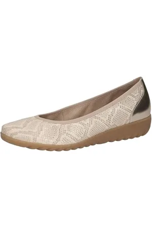 Ballerines Femme Primtex - Semelle Cuir - Avec Strass Argenté - Noir, Blanc, Marine
