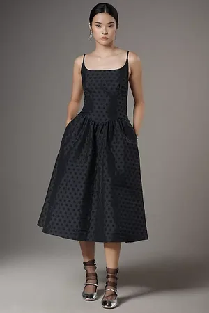 Corey Lynn Calter Robe midi sans manches Valentina en