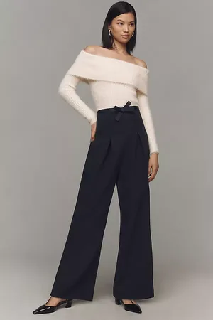 Anthropologie Pantalon Large Plissé Naud Corset Par Anthropologie par en