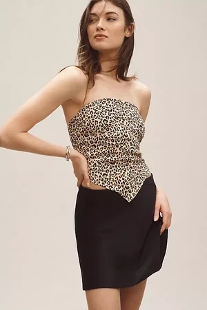 Anthropologie The Tilda Mini Slip Skirt par en