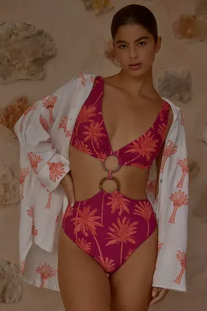 Malai Maillot de bain une pièce x Anthropologie Danza à découpes en