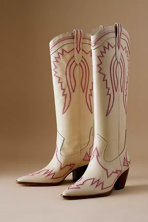 Matisse Bottes Western Loretta à Enfiler x Anthropologie en
