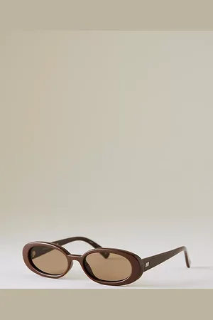 Le Specs Lunettes de soleil ovales Outta Love en chez Anthropologie