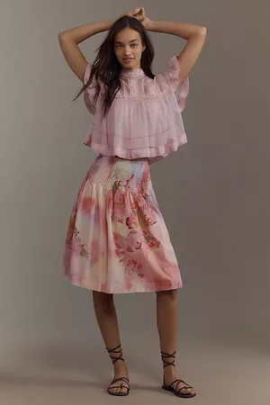 Anthropologie Jupe mi-longue à