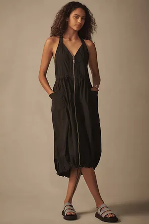 Anthropologie Robe mi-longue à cordon de serrage Daily Practice Free Fall par en