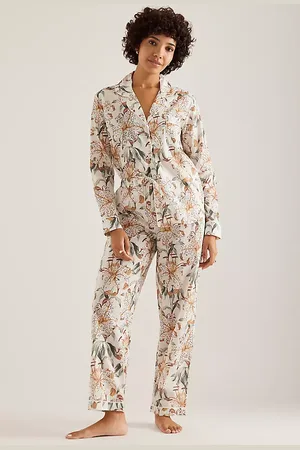 Desmond & Dempsey Long-Sleeve Pyjama Set en