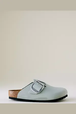 Birkenstock Sabots en cuir Boston Big Buckle en