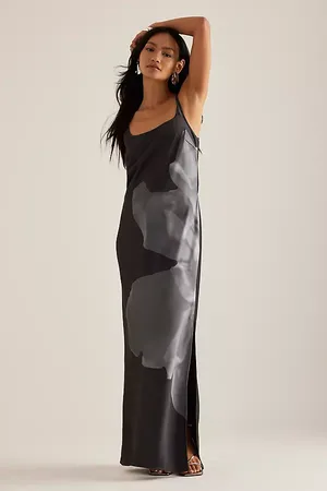 Samsøe Samsøe Sunna Sleeveless Satin Maxi Dress
