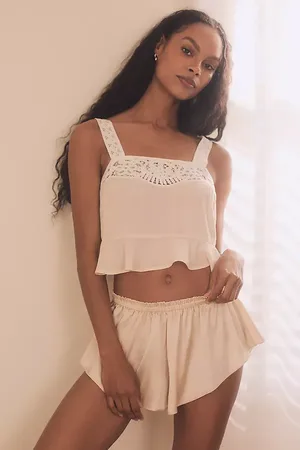 Anthropologie Short Tap en Soie Par Anthropologie par en