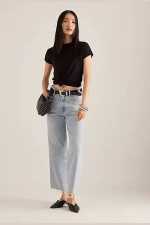 AGOLDE Jeans Ren Taille Haute Jambes Larges en , pour femme