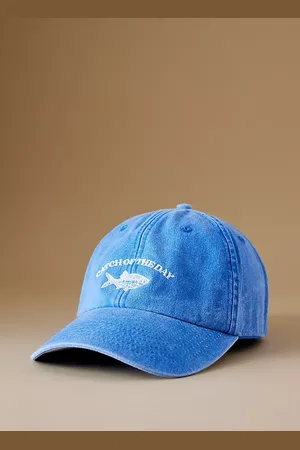 Anthropologie Casquette de baseball brodée Catch of the Day par en