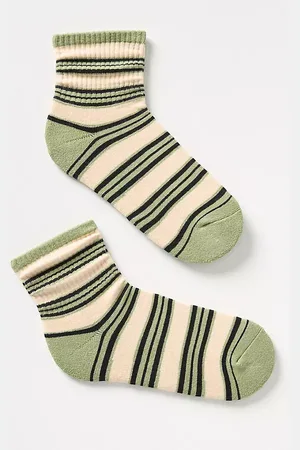 hansel from basel Striped Athletic Crew Socks en chez Anthropologie