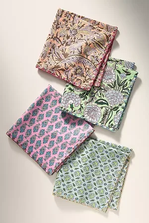Anthropologie Serviettes Oasis de Tanger, Lot de 4 chez