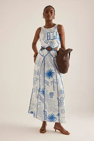 Never Fully Dressed Robe Longue Palma Esme en