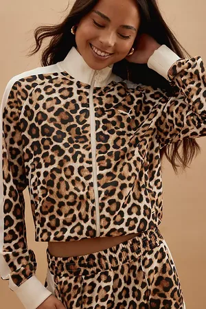 PUMA Veste de survêtement courte T7 Leopard