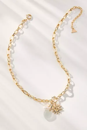 Anthropologie Collier Ras-de-Cou à Breloques Chaîne Épaisse par en