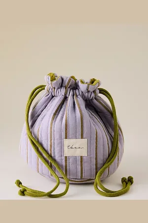 TBCo Sac de lavage en coton à cordon de serrage en chez Anthropologie