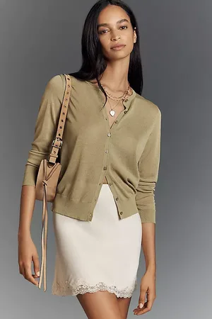 Anthropologie Cardigan Ajusté Transparent en