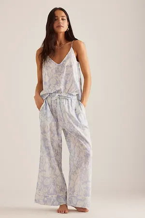 Desmond & Dempsey Ensemble de Pyjama Haut Cami & Pantalon Large