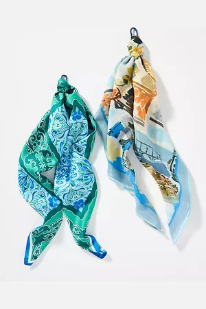 Anthropologie Foulards pour cheveux Bright Icon, lot de 2 par en