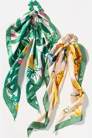 Anthropologie Foulards pour cheveux en mosaïque, lot de 2 par