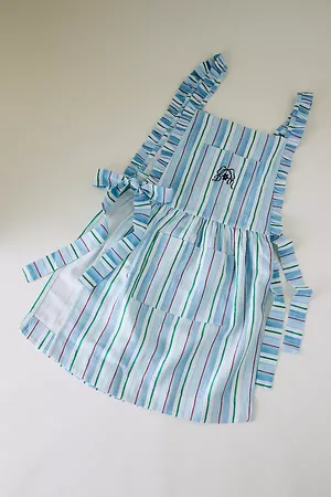 Damson Madder Tablier Rayé Bleu Mandy Madder Damson par en chez Anthropologie