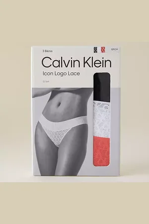 Calvin Klein Slips Bikini en Dentelle , Lot de 3, pour femme