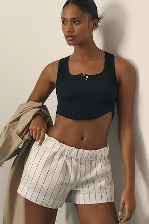 Anthropologie Haut Court Henley Sans Couture en