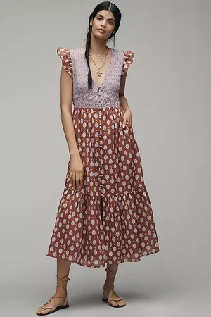 Anthropologie The Peregrine Midi Dress par en