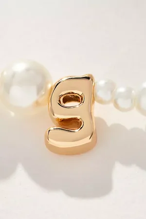 Anthropologie Collier avec monogramme en perle par