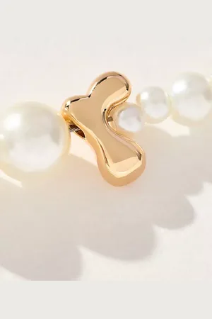 Anthropologie Collier avec monogramme en perle par