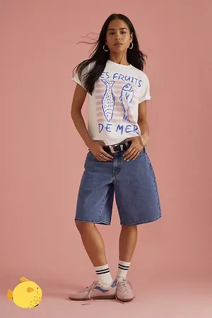 Anthropologie Les Fruits de Mer Graphic Baby T-Shirt en