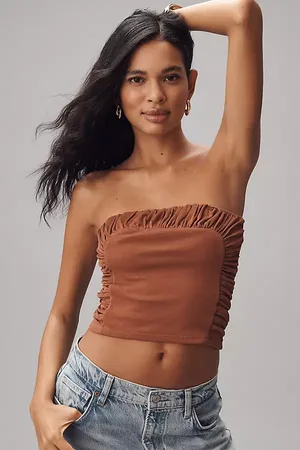 Anthropologie Haut Tube Froncé en