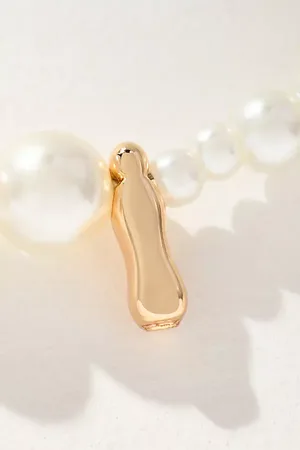 Anthropologie Collier avec monogramme en perle par