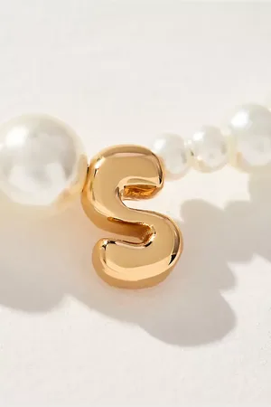 Anthropologie Collier avec monogramme en perle par
