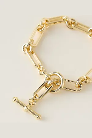Anthropologie Bracelet T-Bar à Grosse Chaîne en , pour femme chez