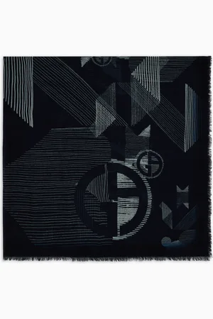 Giorgio Armani Foulard en laine jacquard