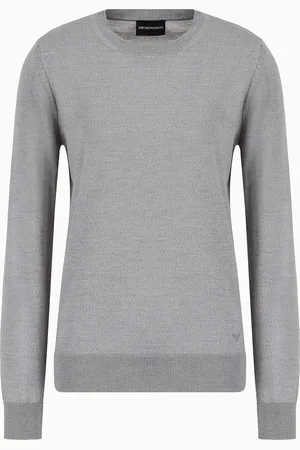 Emporio Armani Pull ras-du-cou en pure laine vierge