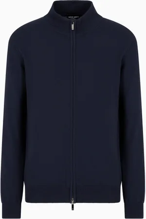 Giorgio Armani Cardigan à fermeture zippée en cachemire