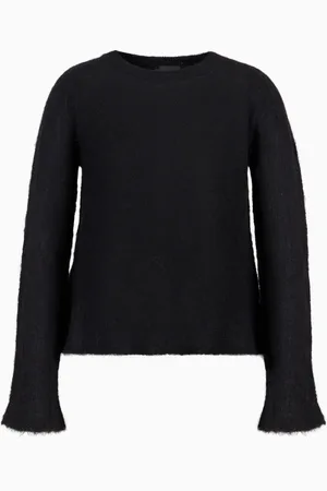 Emporio Armani Pull à carreaux en alpaga sans couture