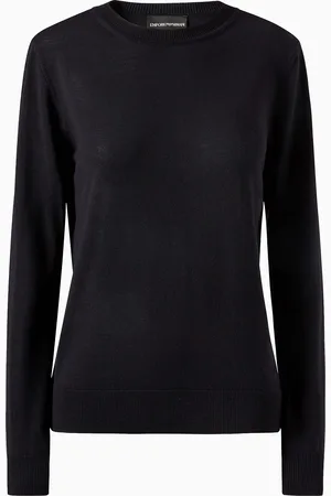 Emporio Armani Pull ras-du-cou en pure laine vierge