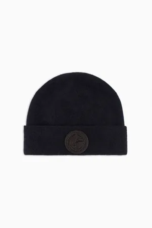 Giorgio Armani Bonnet à revers en cachemire