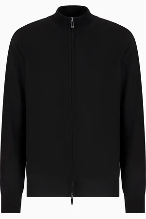 Giorgio Armani Cardigan à fermeture zippée en cachemire