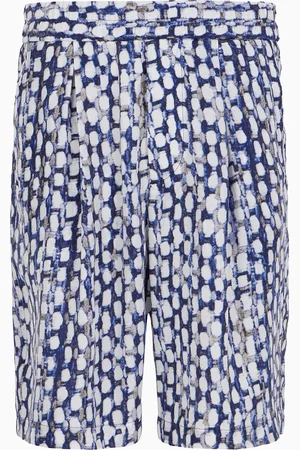 Giorgio Armani Bermuda en cupro imprimé