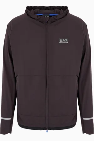 EA7 Sweat-shirt à capuche Dynamic Athlete en tissu technique VENTUS7