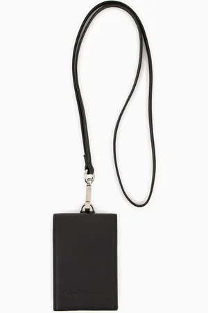 Giorgio Armani Porte-cartes en cuir lisse
