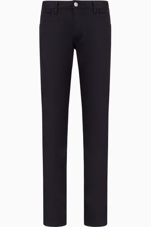 Giorgio Armani Pantalon 5 poches en coton stretch